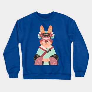 bunny Asian custom Crewneck Sweatshirt